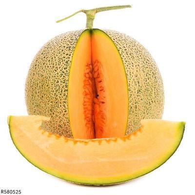 哈密瓜可以吃黑的吗图片,黑籽也能食用，营养丰富的美味果实